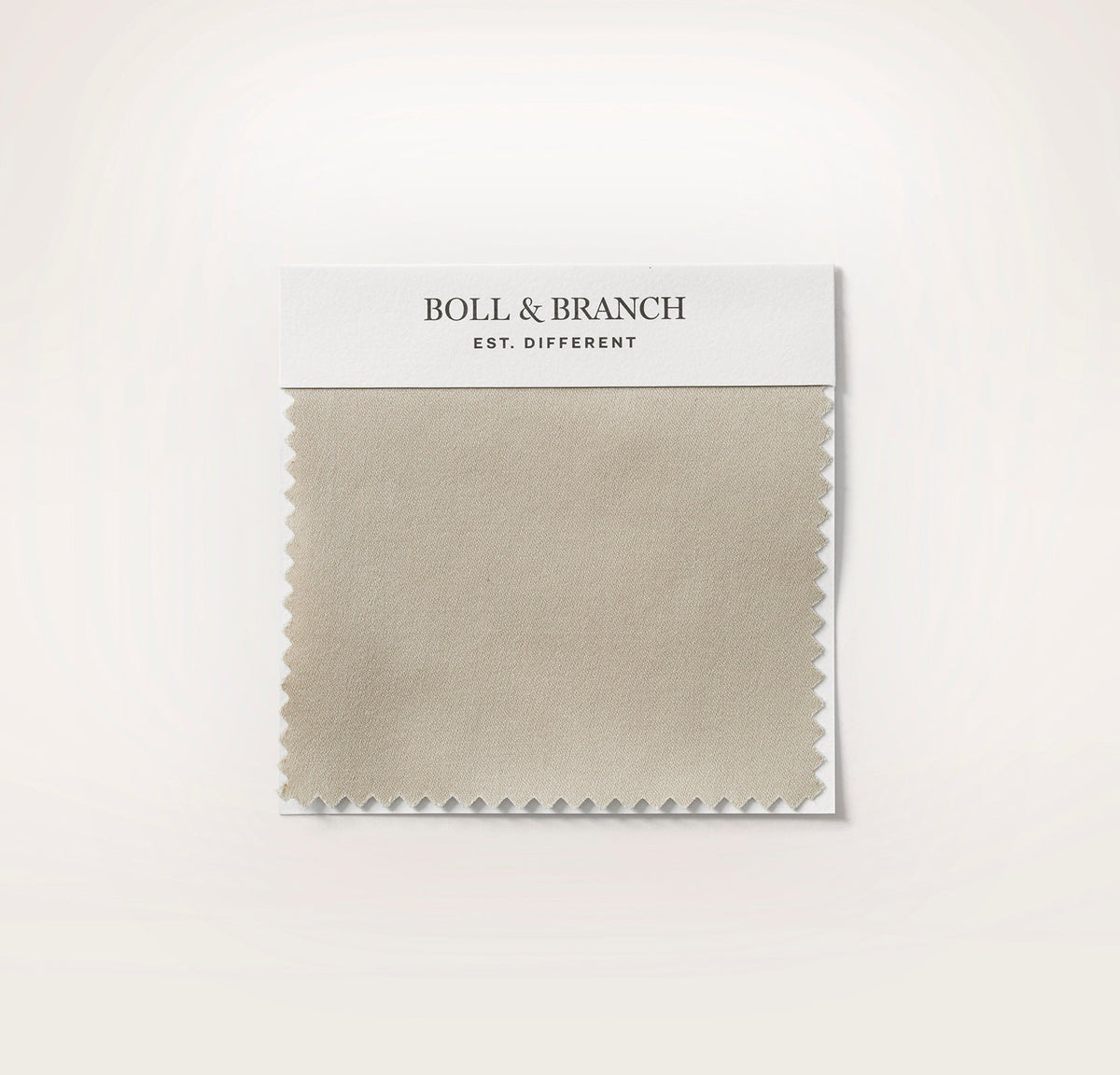 Percale Hemmed Fabric Swatch - Oak